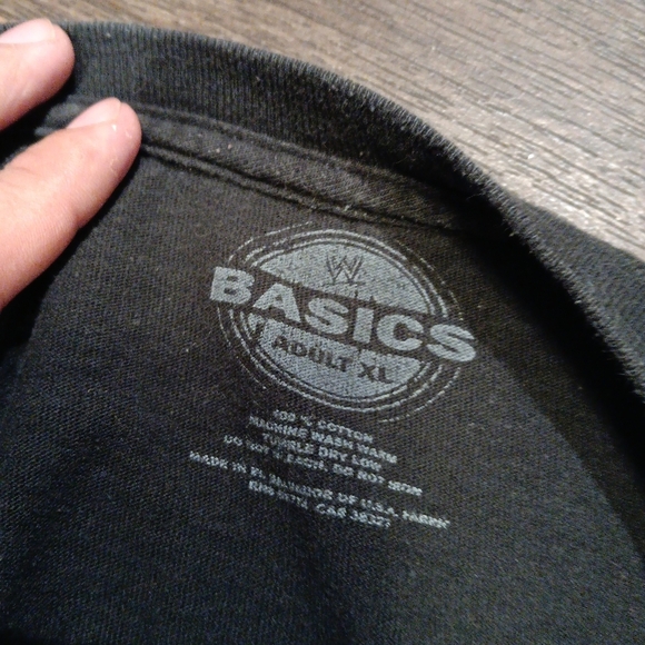 Black Graphic Tee with Bold Design - Picture 3 of 3